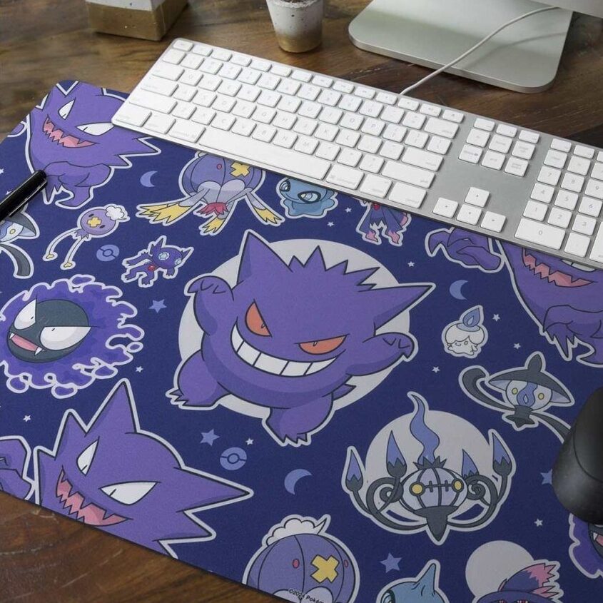 Ghostly Gathering large mouse pad for a pokemon themed workstation